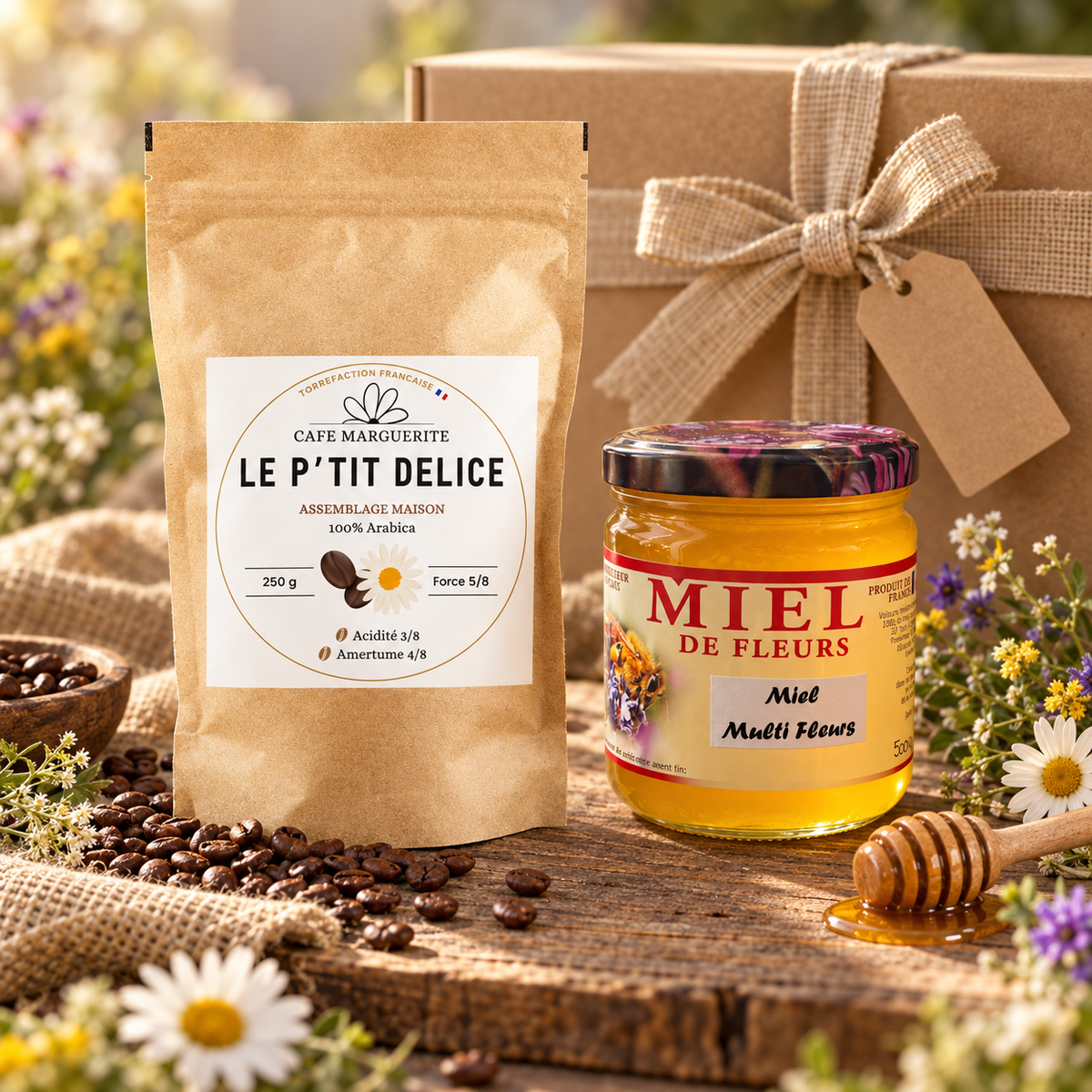 Coffret Café & Miel — le duo gourmand à composer