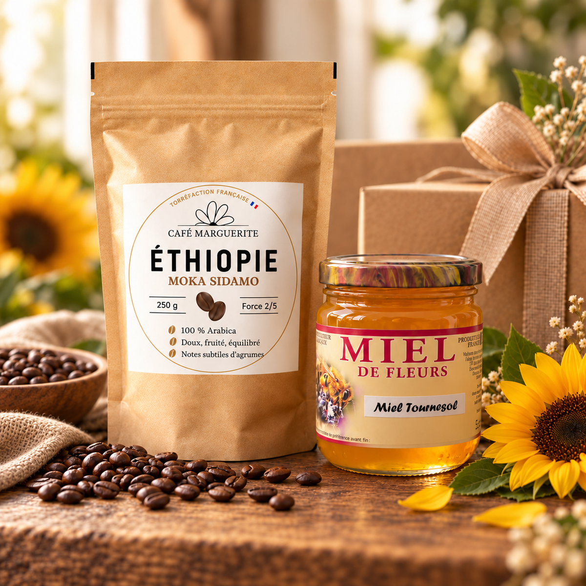 Coffret Café & Miel — le duo gourmand à composer
